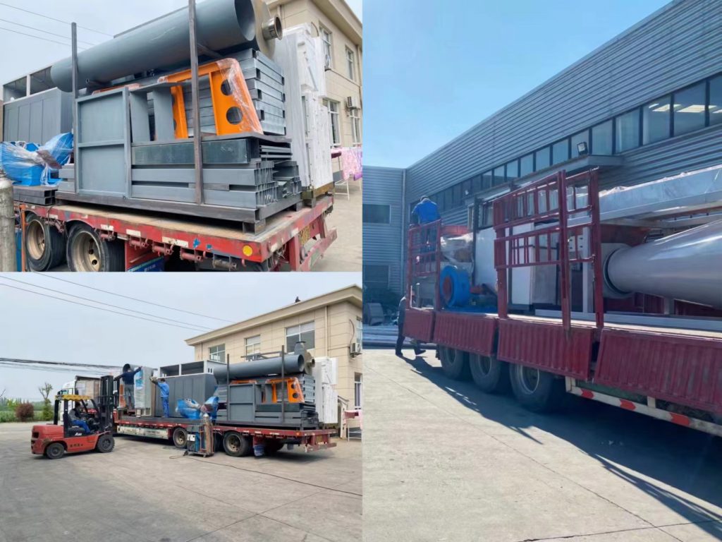 噴涂流水線設備廠家--發貨忙,他們奔忙在生產基地！